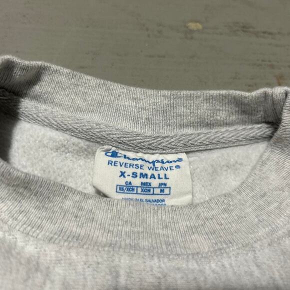 **Champion Kansas Jayhawks Rock Chalk Reverse Weave Crewneck** - Picture 3 of 4